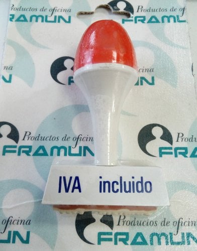 " SF-29 SELLO MANUAL ""IVA INCLUIDO"""