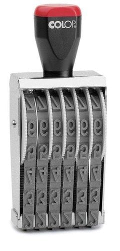 NUMERADOR MANUAL COLOP 12006(12mm/6b