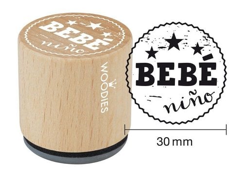 " 157918 SELLO COLOP WOODIES ""BEBE NIÑO"""