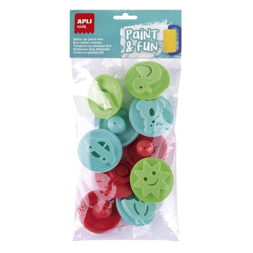 SELLOS APLI GOMA EVA CON MANGO B/10