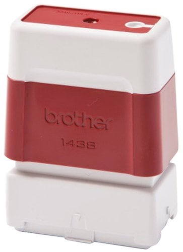 SELLO PERS. e.A. BROTHER 38x14 mm. ROJO