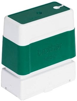SELLO PERS. e.A. BROTHER 50x18 mm. VERDE