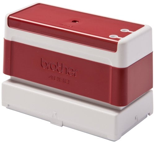 SELLO PERS. e.A. BROTHER 90x40 mm. ROJO