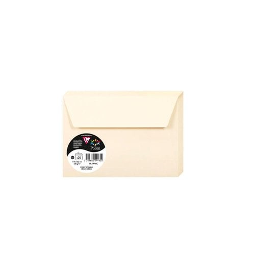 SOBRE CLAIREFONTAINE 114x162 MARFIL P/20