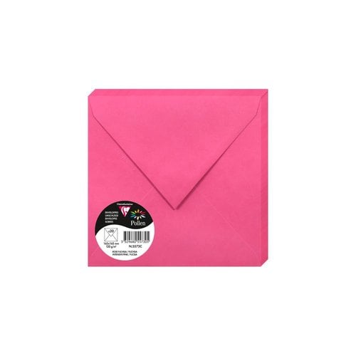 SOBRE CLAIREFONTAINE 165x165 FUCSIA P/20