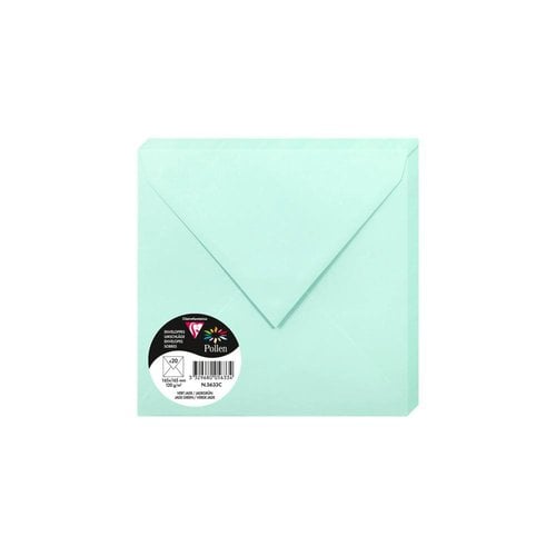 SOBRE CLAIREFONTAINE 165x165 VERDE JADE
