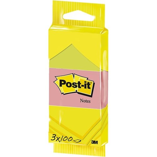 TACO NOTAS POST-IT 653 38X51 PACK 3