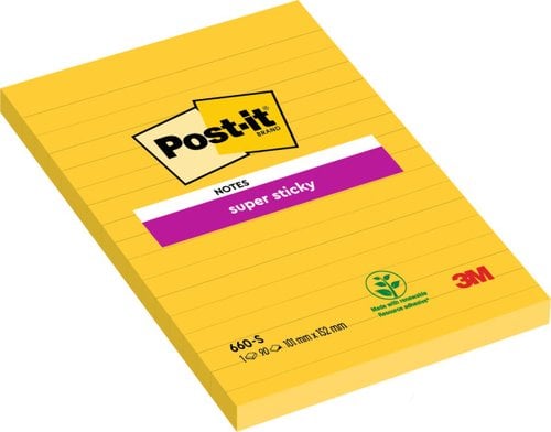 TACO NOTAS POST-IT 660 101x152 C/ LINEAS