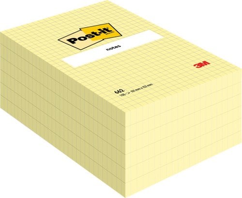 TACO NOTAS POST-IT 662 102X152 C/CUADROS