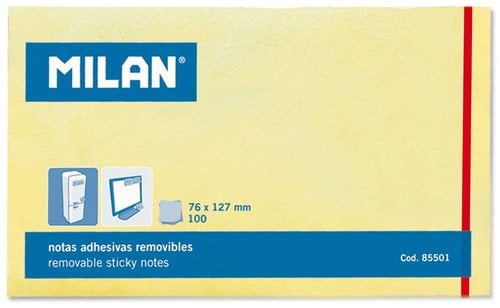 NOTAS ADHESIVAS MILAN 100h 127x76