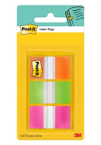 " 680-OLP TACO BANDE POST-IT 1"" 3X20 VERDE,NAR,RO