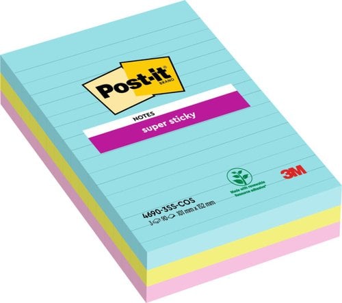 TACO NOTAS POST-IT 4690 101x152 P/3