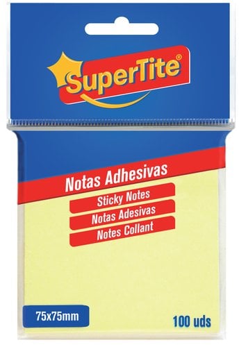 TACO NOTAS SUPERTITE 76x76 100 uds