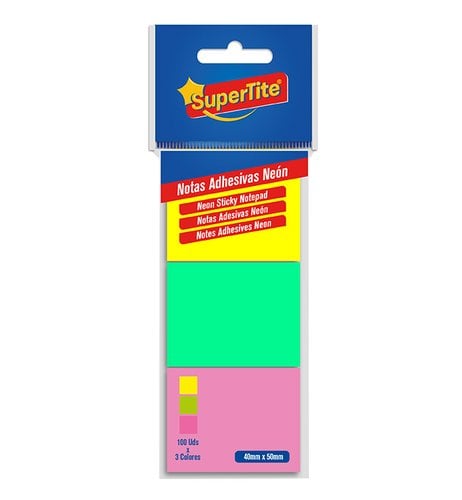TACO NOTAS SUPERTITE 40x50 NEON 100h B/3