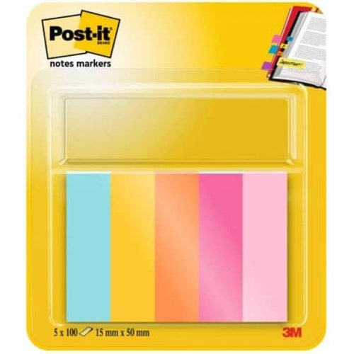 BANDERITAS POST-IT 670 15X50 5 COL