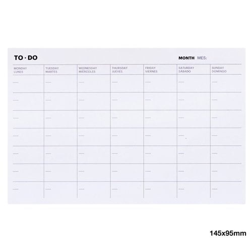 TACO NOTAS MR TO-DO MENSUALES