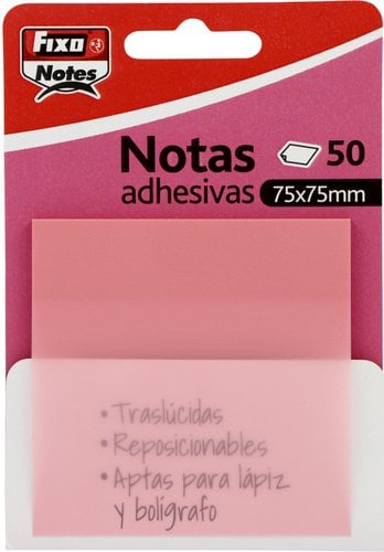 NOTAS ADHESIVAS FIXO 50h 75x75 TRAS.RS.P