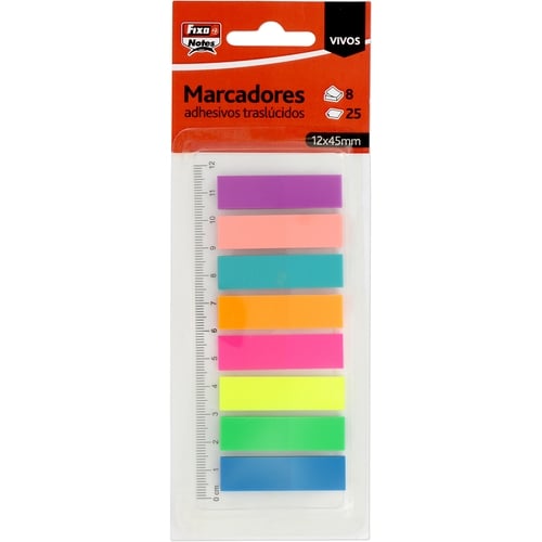 BANDERITAS ADHESIVAS FIXO TRAS. B/8