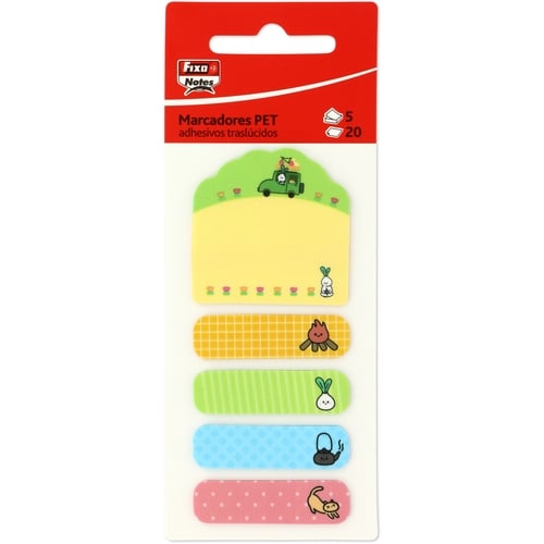 BANDERITAS ADHES. FIXO DISEÑOS P/5