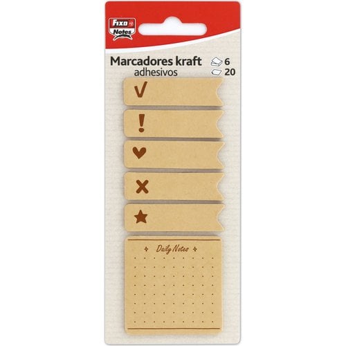 BANDERITAS ADHESIVAS FIXO DAILY B/6