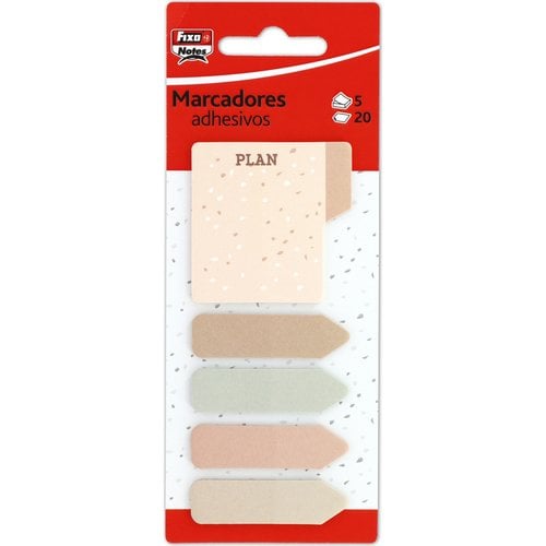 BANDERITAS ADHESIVAS FIXO PLAN B/5