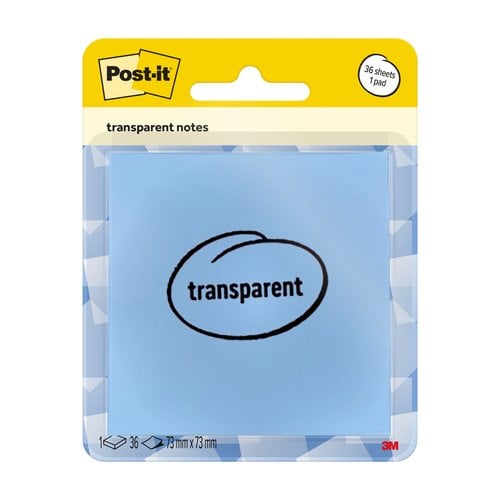 TACO NOTAS POST-IT 600 73x73 TRAS.AZUL