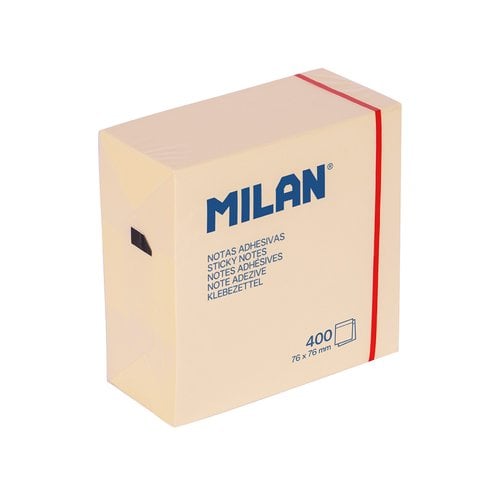 NOTAS ADHESIVAS MILAN 400h 76x76 AMARILL