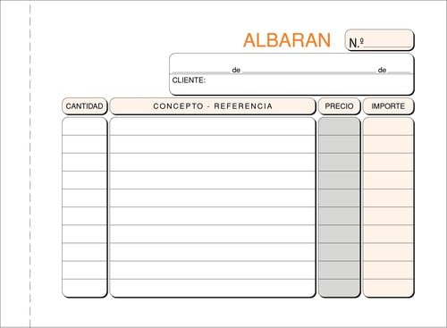 TALONARIO ALBARANES 8º APDO TRIPLI LOAN