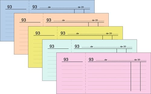AMARILLO TALONARIO CAJA 3 DE 4º NUMERA LOAN