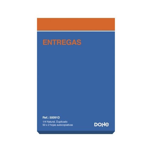 TALONARIO N.ENTREGA 4º NAT. DUPLI DOHE