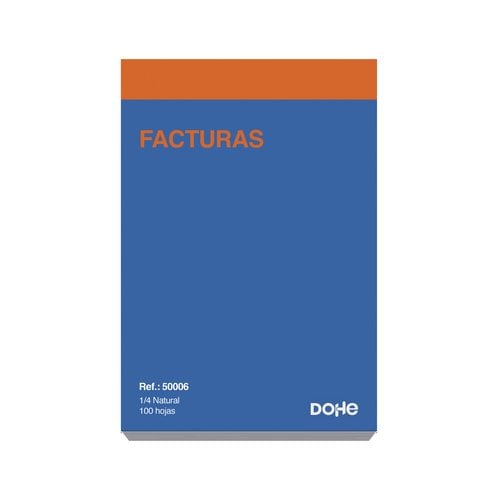 TALONARIO FACTURAS 1/4 DOHE