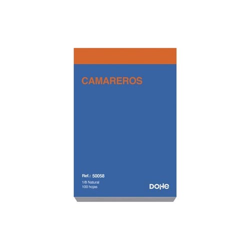 TALONARIO CAMAREROS 1/8 NAT. DOHE