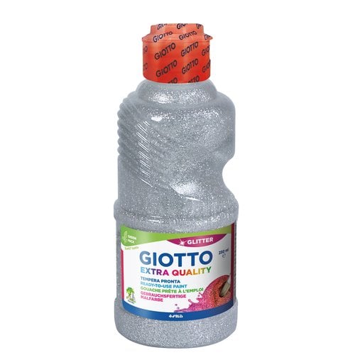 TEMPERA GIOTTO LIQ.GLITTER 250 ml PLATA
