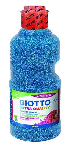 TEMPERA GIOTTO LIQ.GLITTER 250 ml AZ.CY
