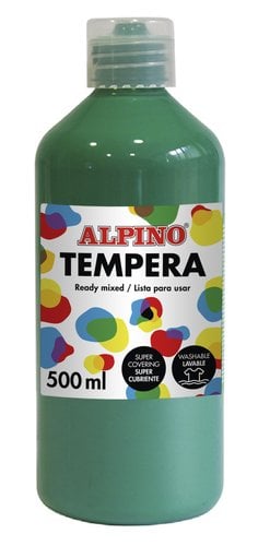 TEMPERA ALPINO LIQ. 500 ml VERDE PRADO
