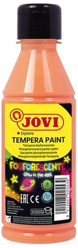 TEMPERA JOVI LIQ.FOSFOR.250 ml NARANJA