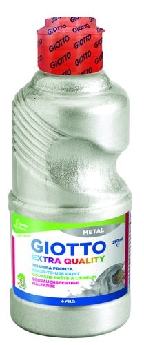TEMPERA GIOTTO LIQ.METAL 250 ml PLATA