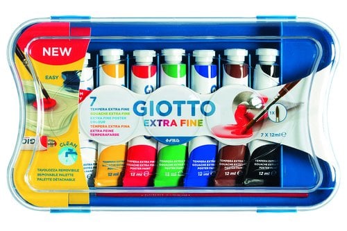 TEMPERA GIOTTO 12 ml ESTUCHE 7