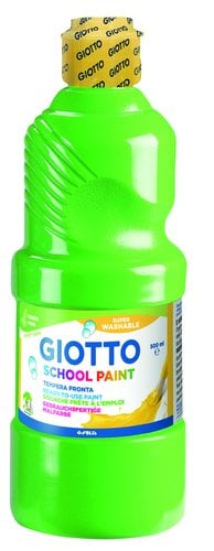 TEMPERA GIOTTO LAVAB.LIQ.500 ml VERDE CB