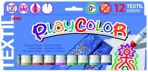 TEMPERA PLAYCOLOR TEXTIL ONE C/12