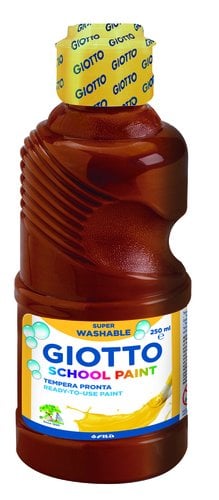 TEMPERA GIOTTO LAVAB.LIQ.250 ml MARRON