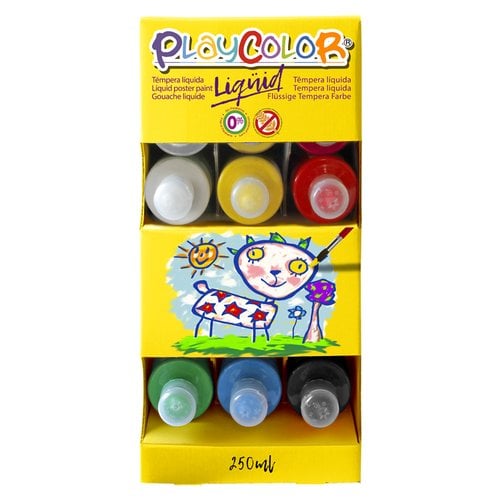TEMPERA PLAYCOLOR LIQ. 250 ml EXP.18