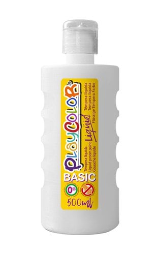 TEMPERA PLAYCOLOR LIQ. 500 ml BLANCO