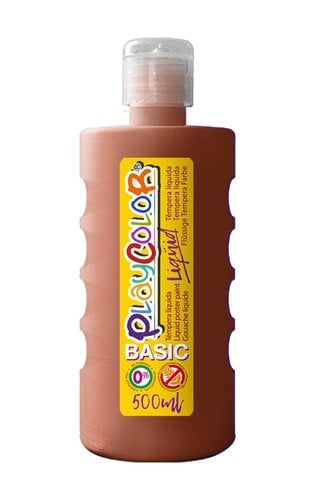 TEMPERA PLAYCOLOR LIQ. 500 ml MARRON