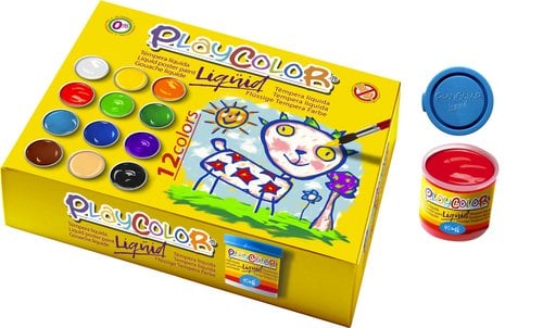 TEMPERA PLAYCOLOR 40 ml ESTUCHE 12