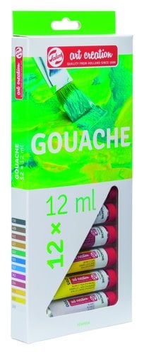 TEMPERA TALENS 12 ml ESTUCHE 12