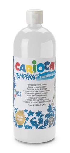 TEMPERA CARIOCA LIQ.1000 ml BLANCO