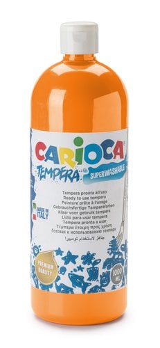 TEMPERA CARIOCA LIQ.1000 ml NARANJA