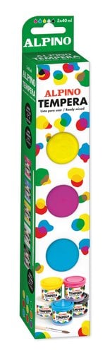 TEMPERA ALPINO 40 ml ESTUCHE 5