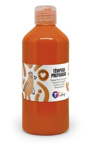 TEMPERA TCOLORS LIQ.500 ml NARANJA